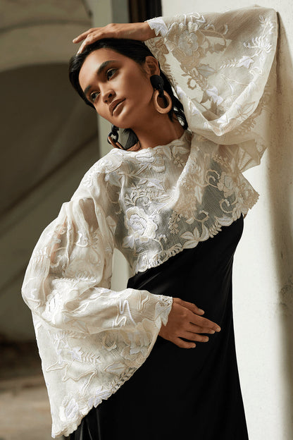 NATORI Buy Couture Piña Embroidered Top in Natural Online