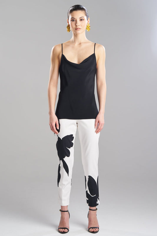 NATORI Buy Key Essentials Cowl Silk Cami in Black Online