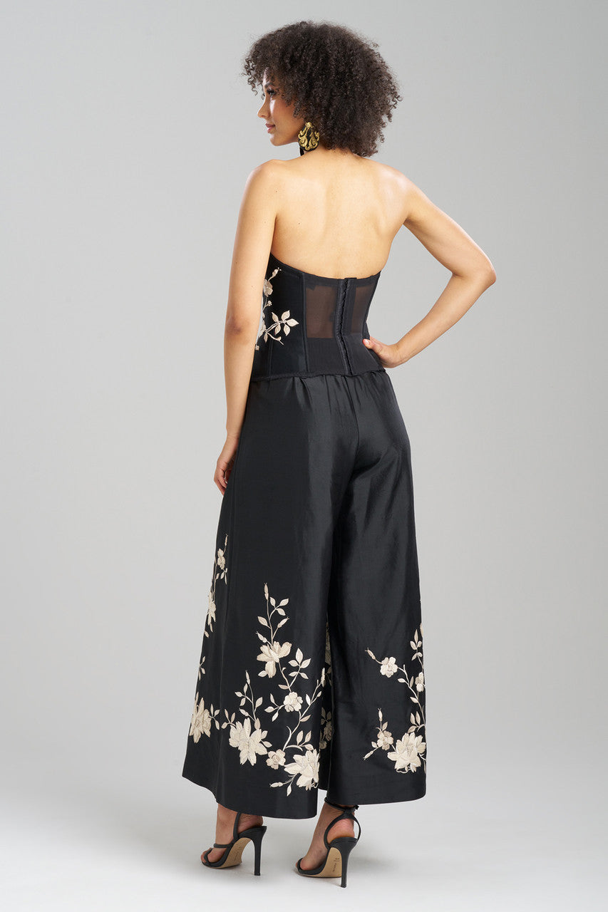 NATORI Buy Couture Floral Embroidered Corset in Black Online