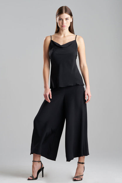NATORI Buy Couture Silk Crepe Cowl Cami in Black Online