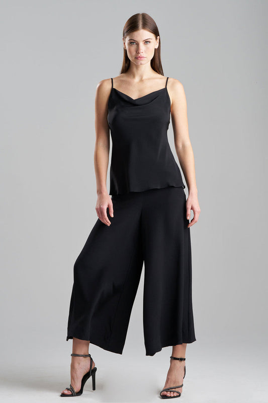 NATORI Buy Couture Silk Crepe Cowl Cami in Black Online
