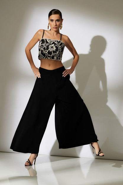 NATORI Buy Cote D'Azur Embroidered Lace Bustier in Cream/Black Online