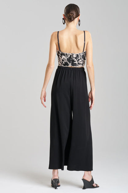 NATORI Buy Cote D'Azur Embroidered Lace Bustier in Cream/Black Online