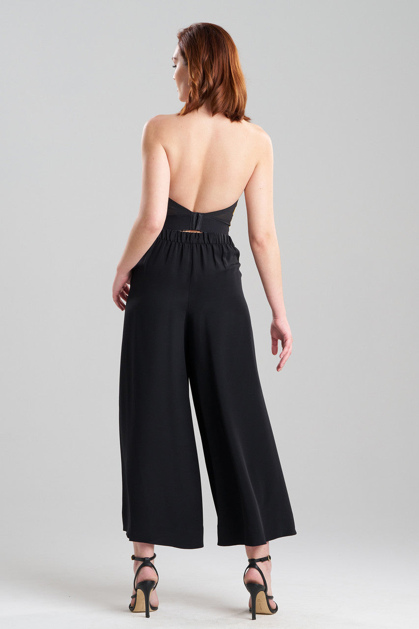 NATORI Buy Floral Embroidered Corset in Black Online