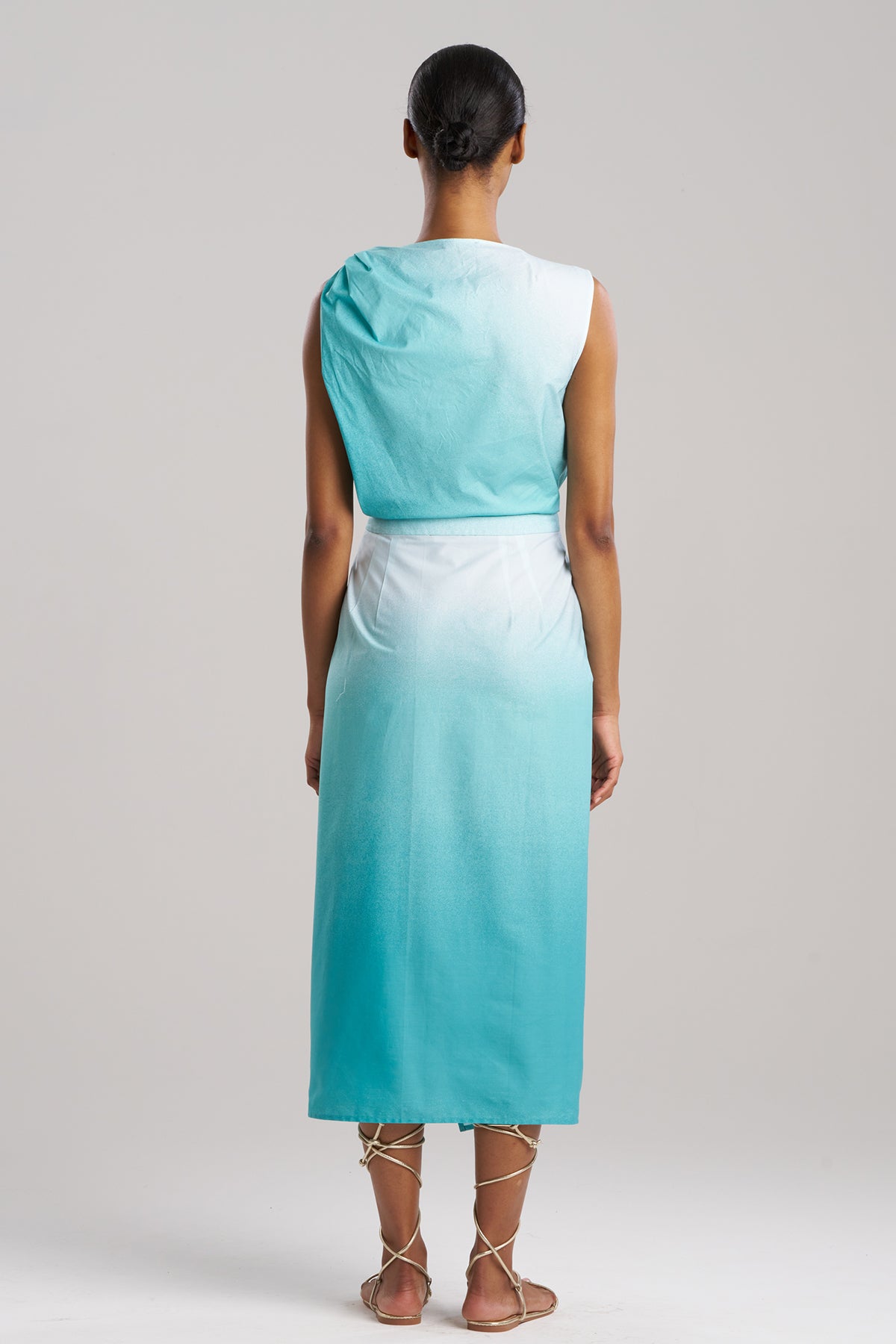 NATORI Akari Cotton Wrap Skirt