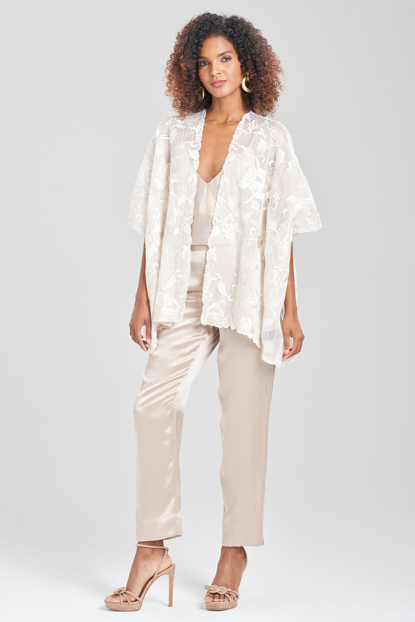 NATORI Buy Couture Piña Embroidered Jacket in Natural Online