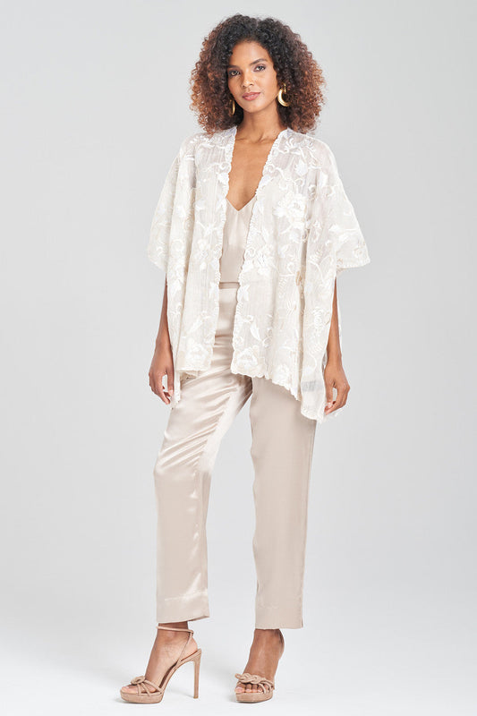 NATORI Buy Couture Piña Embroidered Jacket in Natural Online