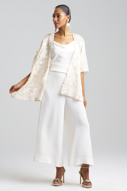 NATORI Buy Couture Piña Embroidered Jacket in Natural Online