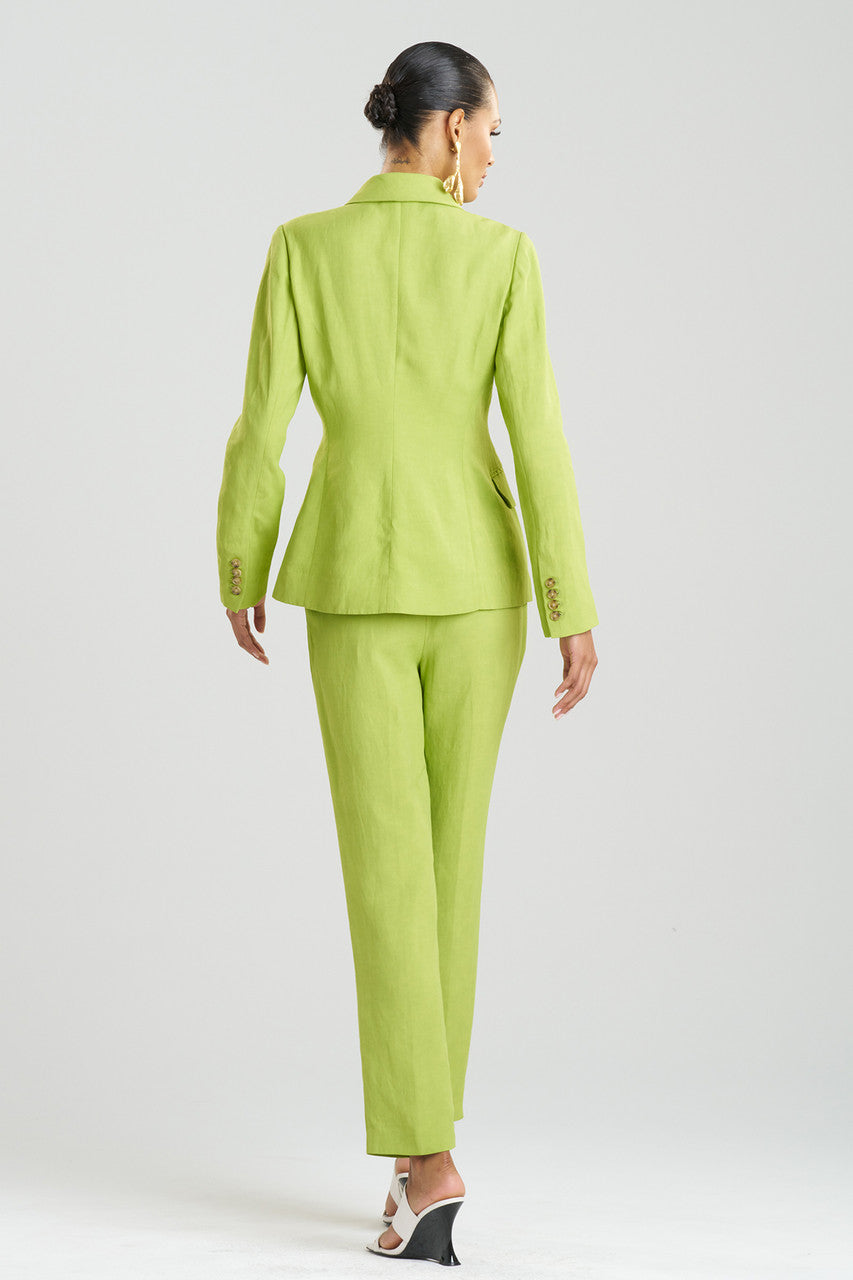 NATORI Buy Linen Jacket in Pear Online