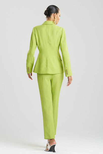 NATORI Buy Linen Jacket in Pear Online