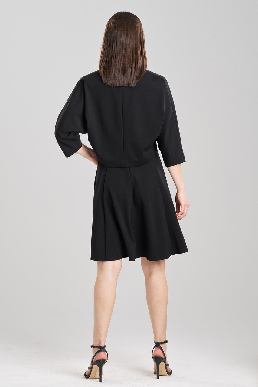 NATORI Buy Compact Knit Cropped Bolero in Black Online