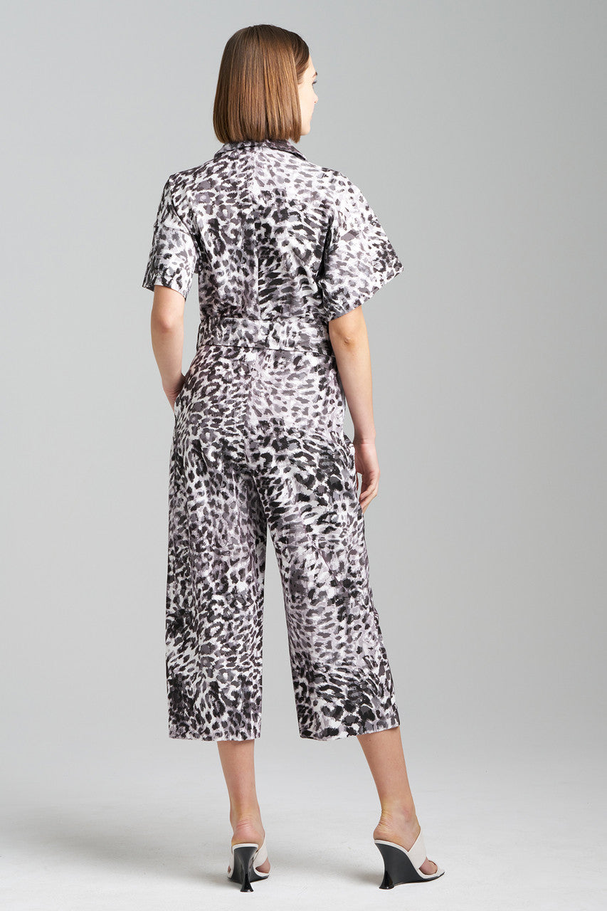 NATORI Buy Ombre Animale Jumpsuit in Black/Grey Combo Online