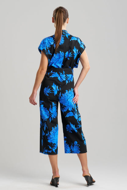 NATORI Buy Miyako Printed Cotton Chino Crop Jumpsuit online