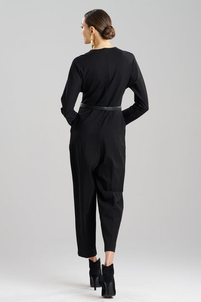 NATORI Buy Compact Knit Jumpsuit in Black Online