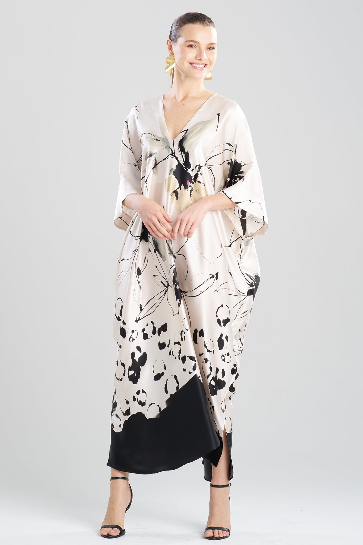 NATORI Yumi Silk Caftan