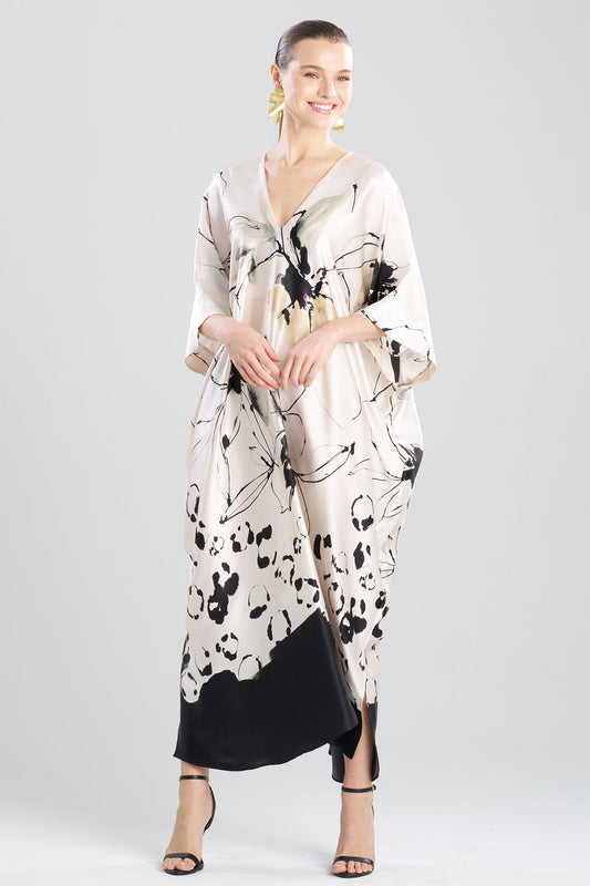 NATORI Yumi Silk Caftan