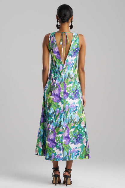 NATORI Ayame Cotton Maxi Dress