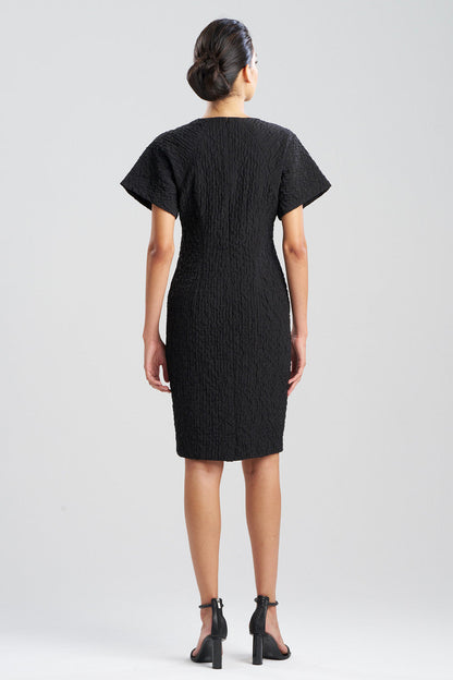 NATORI Buy Crinkle Jacquard Dolman Dress online