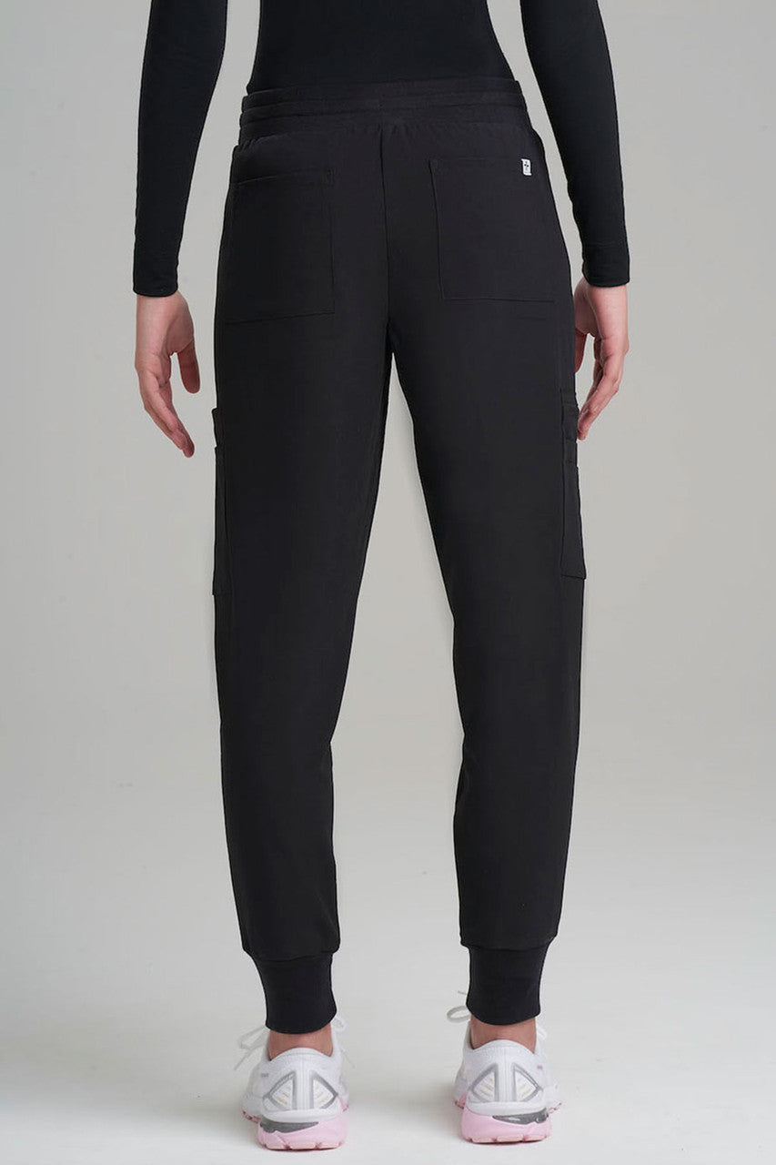 NATORI Buy Women's 12-Pocket Scrub Jogger Pants in Black Online