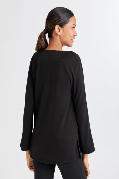 NATORI Buy Women's Arm Access Shirt in Black Online