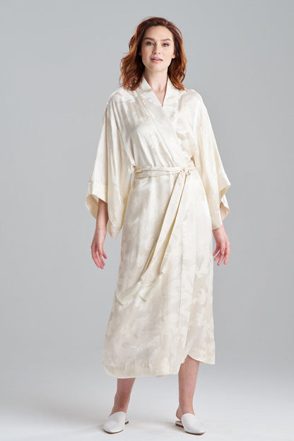 NATORI Buy Ines Dragon Robe in Warm White Online