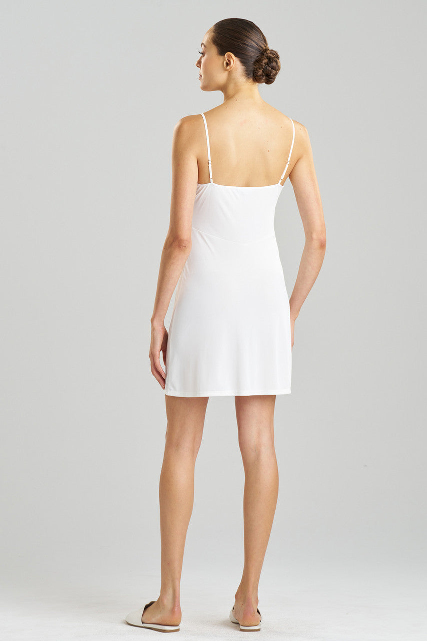 NATORI Buy Enchant Lace Applique Chemise in Ivory/Café Online