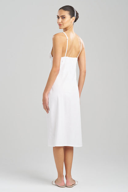 NATORI Buy Bliss Harmony Lace V-Neck Gown in White Online