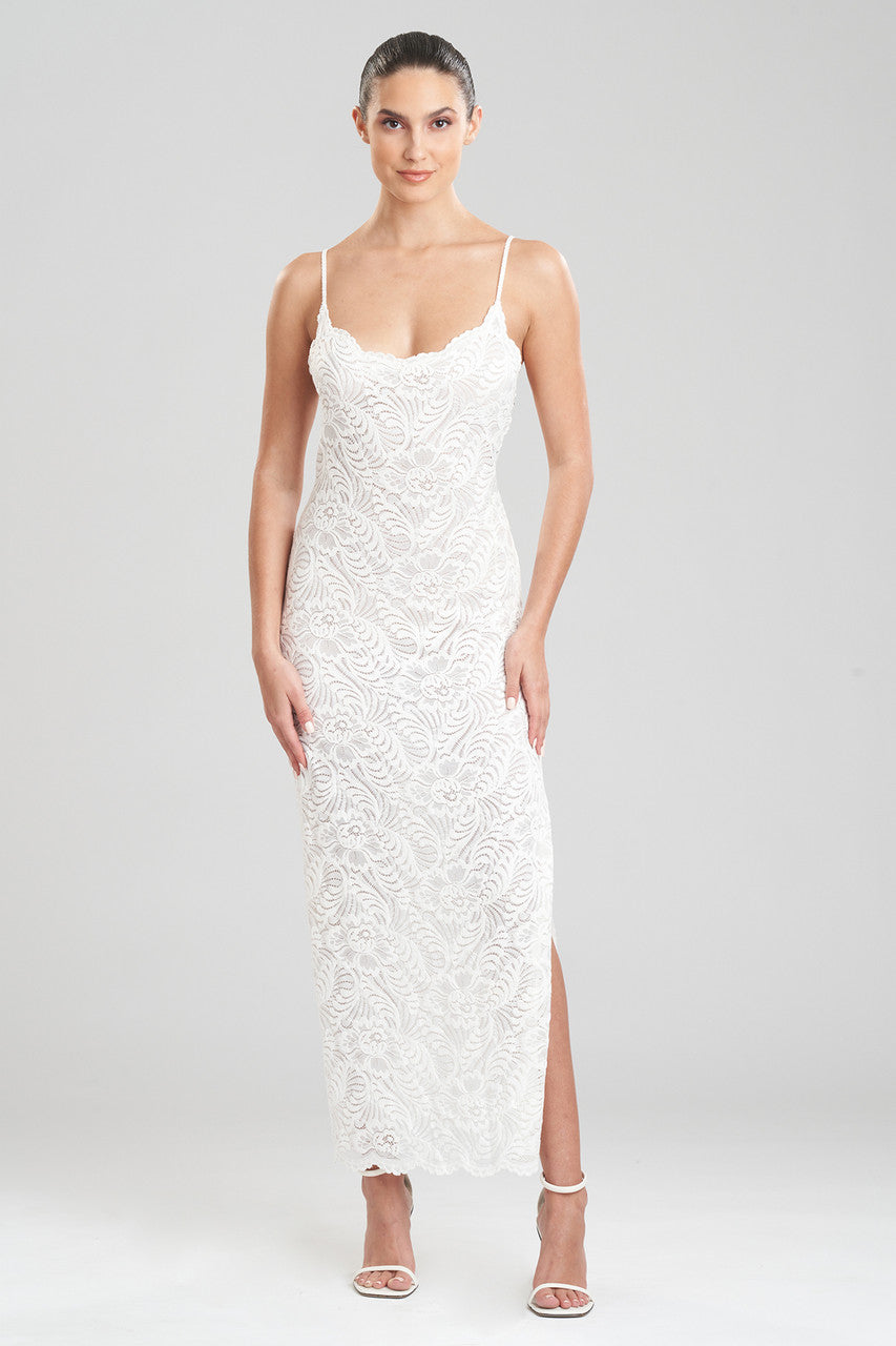 NATORI Buy Bridal Allover Lace Gown in Warm White Online
