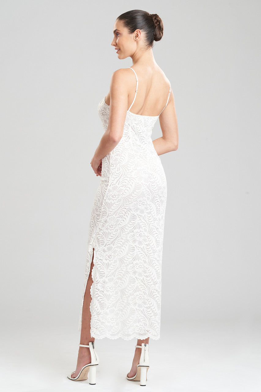 NATORI Buy Bridal Allover Lace Gown in Warm White Online