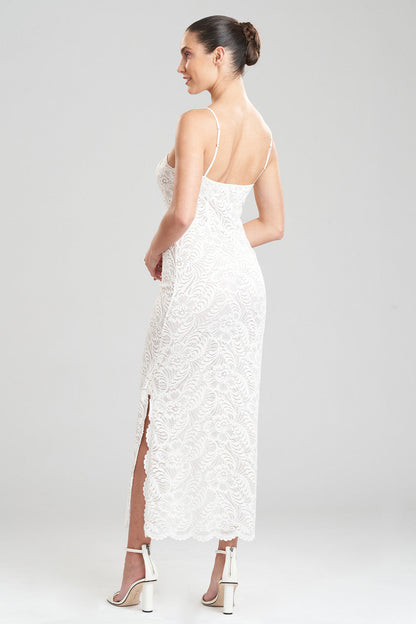 NATORI Buy Bridal Allover Lace Gown in Warm White Online