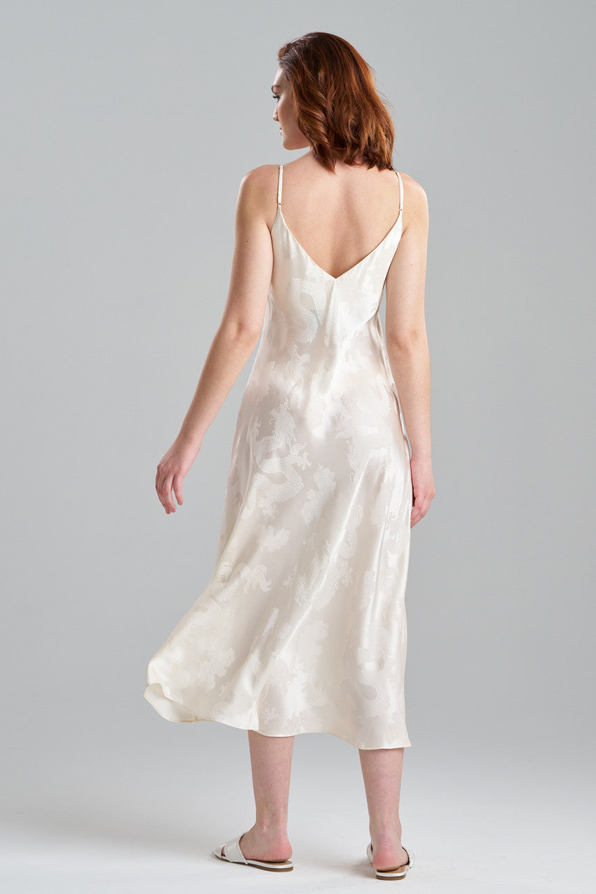 NATORI Buy Ines Dragon Gown in Warm White Online