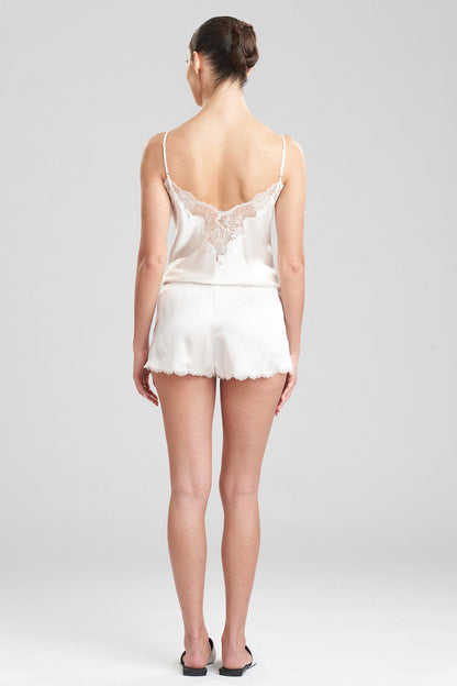 NATORI Buy Lolita Tap Shorts in Warm White Online