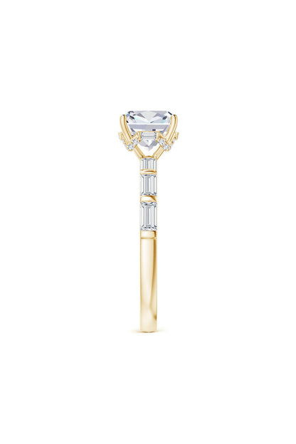 NATORI Buy Orient Express Lab-Grown 14K Gold & Cushion Diamond Solitaire Ring in 14K Yellow Gold Online