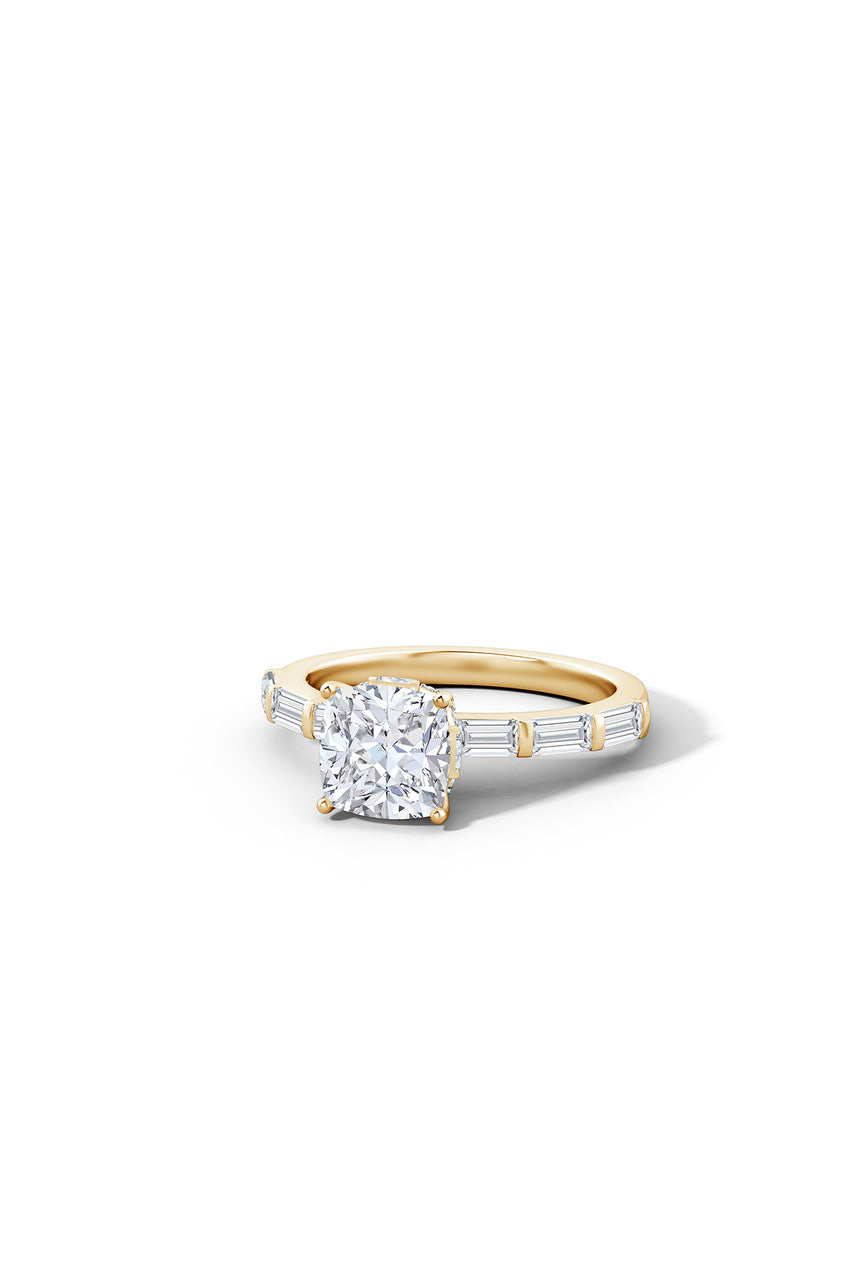 NATORI Buy Orient Express Lab-Grown 14K Gold & Cushion Diamond Solitaire Ring in 14K Yellow Gold Online