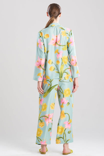 NATORI Solene Matte Charmeuse Notch PJ
