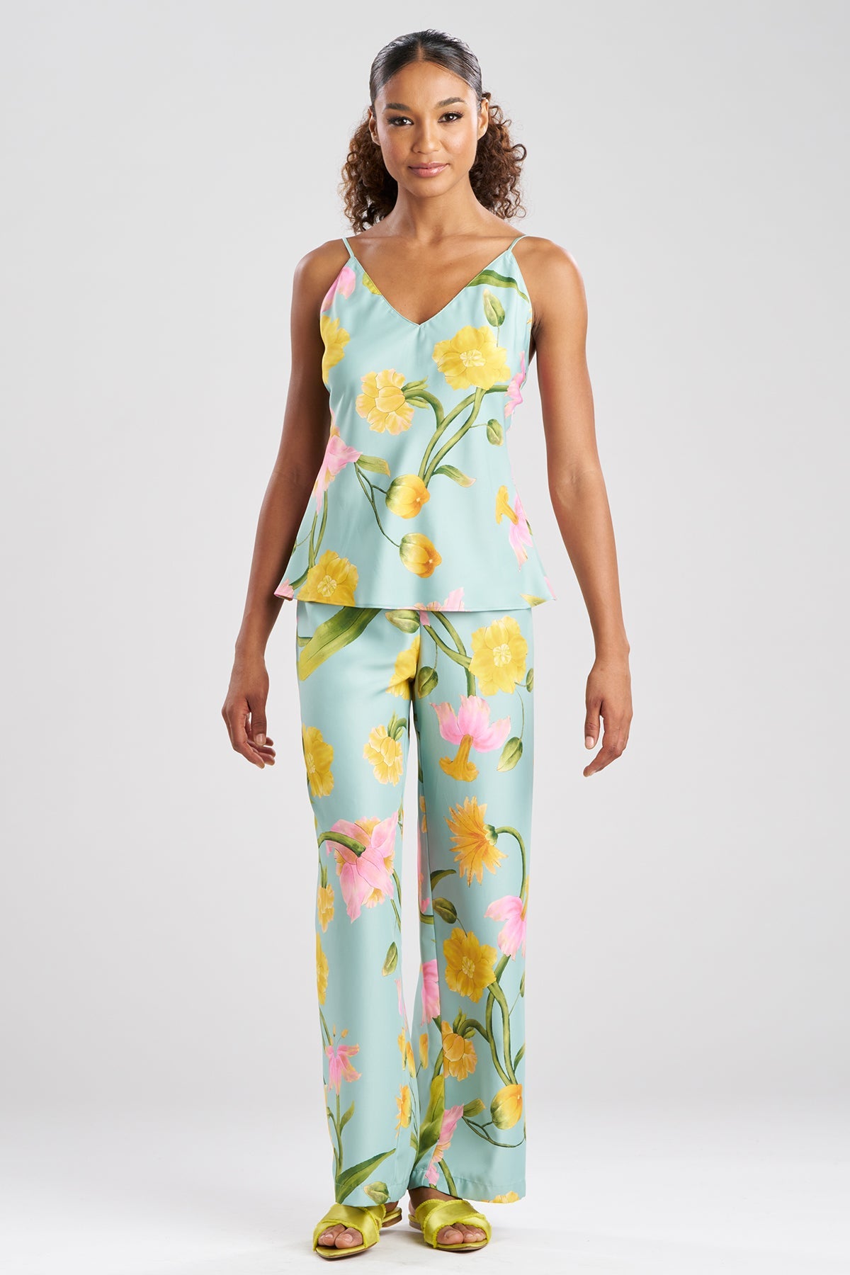 NATORI Solene Matte Charmeuse Cami PJ Set