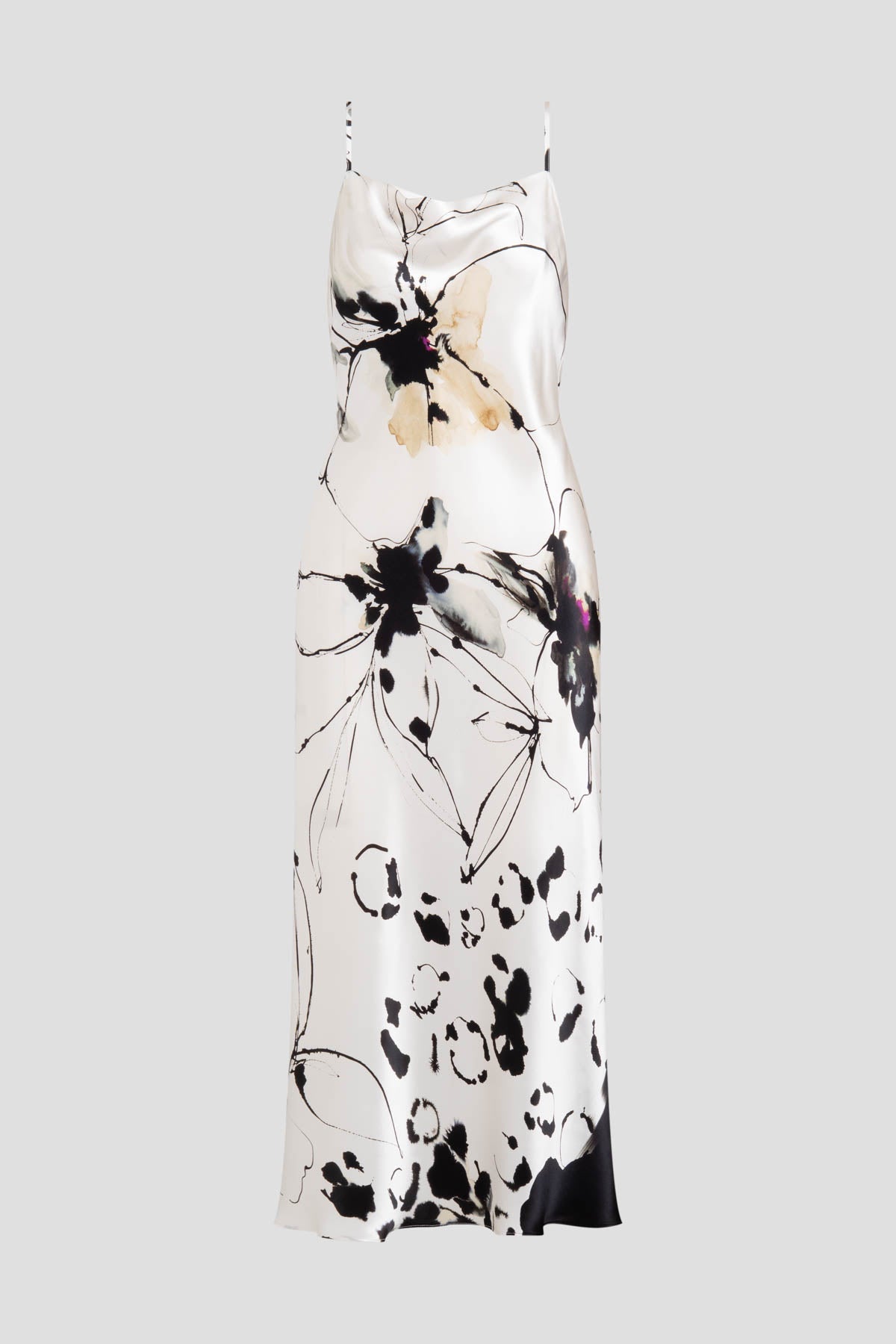 NATORI Yumi Silk Slip Dress