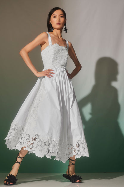 NATORI Kumo Embroidery Applique Sundress