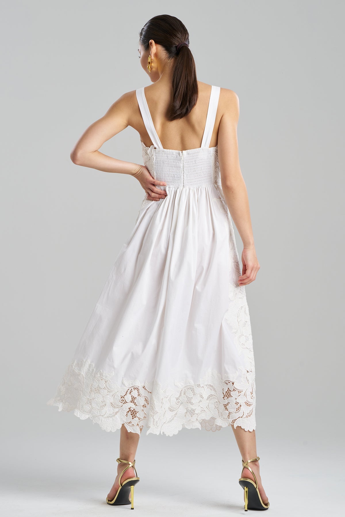 NATORI Kumo Embroidery Applique Sundress