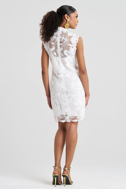 NATORI Nishi Lace Sheath Dress