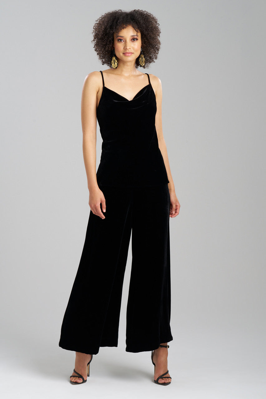 NATORI Buy Couture Velvet Silk Cami in Black Online