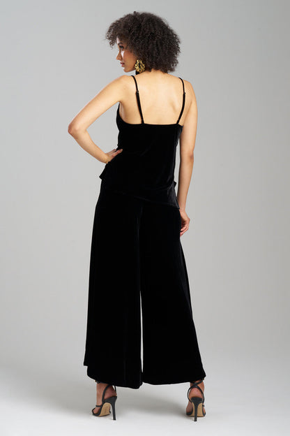 NATORI Buy Couture Velvet Silk Cami in Black Online