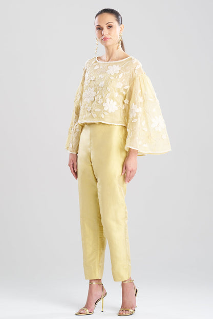 NATORI Couture Piña Embellished Top
