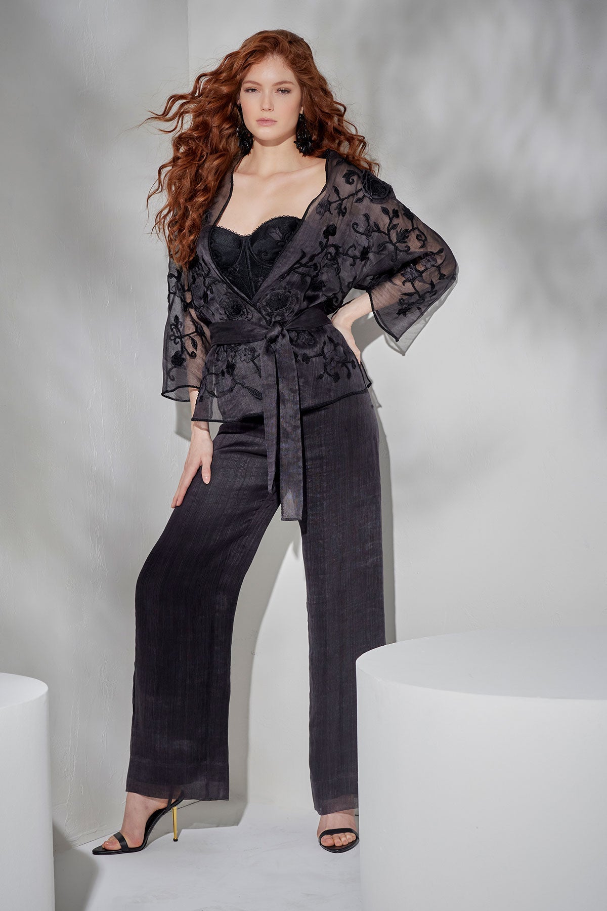 NATORI Couture Piña Straight Leg Pants