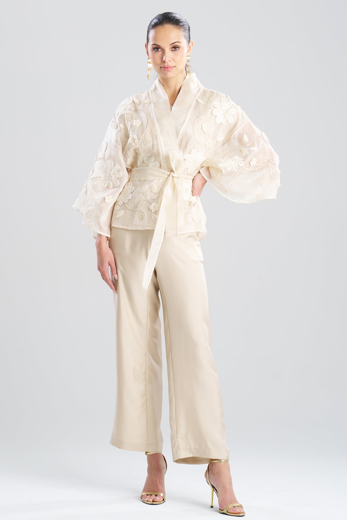 NATORI Couture Piña Embellished Jacket