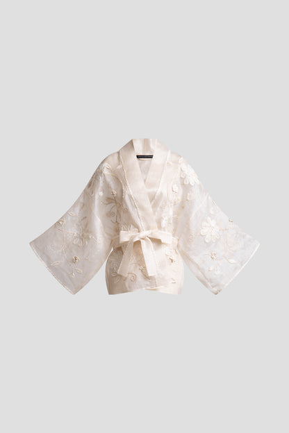 NATORI Couture Piña Embellished Jacket