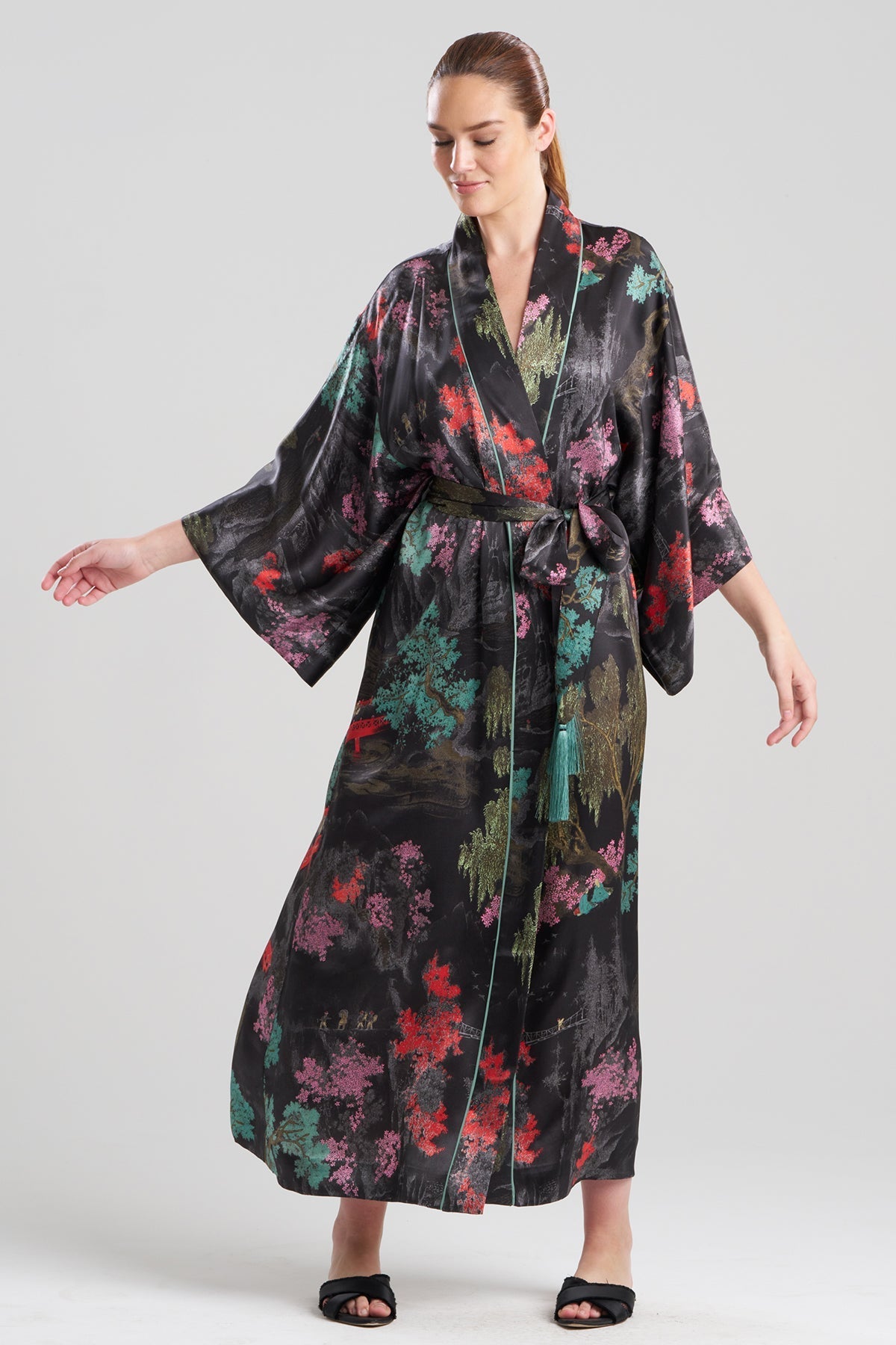NATORI Nara Silk Robe