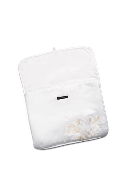 NATORI Buy Bridal Embroidery Lingerie Bag in Warm White Online