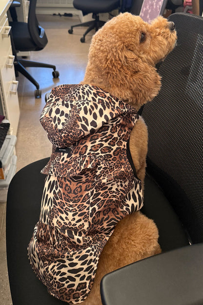 NATORI Luxe Leopard Raincoat