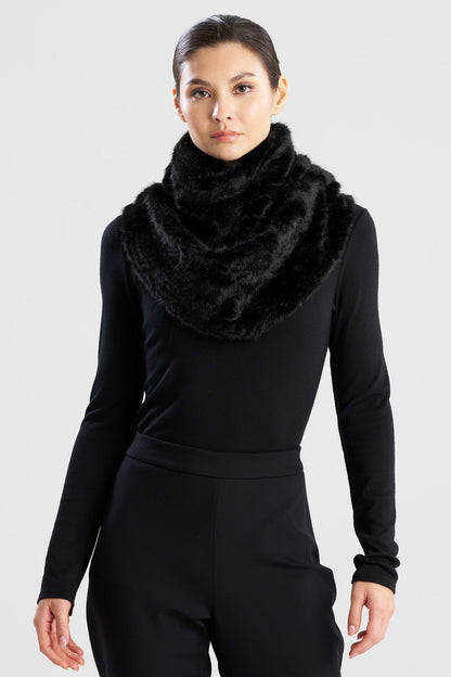 NATORI Astrakhan Faux Fur Snood